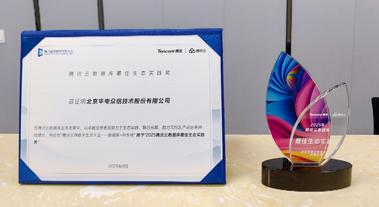 【荣誉】6686体育荣获“腾讯云数据库最佳生态实践奖”